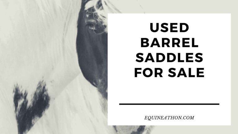 Used Barrel Saddles for Sale