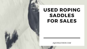 Used Roping Saddles for Sales