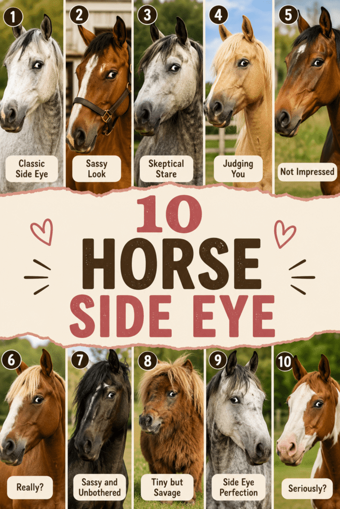Horse Side Eye